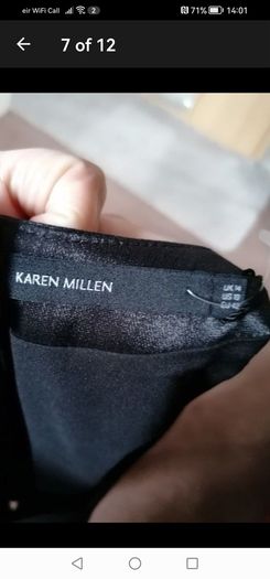 beautiful new designer Karen Millen black dress
