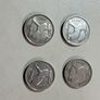 4 Irish 3 pence coins 3d Image 2