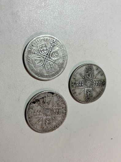3 Uk Florins 1921/1922/1929