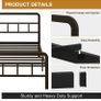 Single Bed Frame with Curved Headboard Image 9