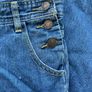 Blue denim dungarees Image 4