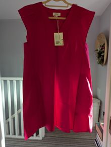 Cos fuchsia cotton dress