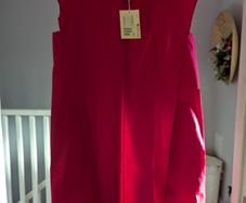 Cos fuchsia cotton dress