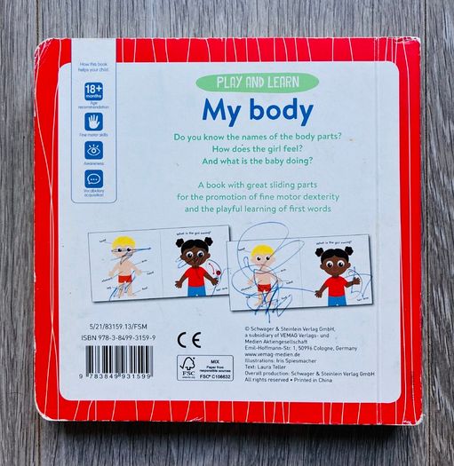 Play and Learn: My Body Interactive Board Book (18+ Months)
