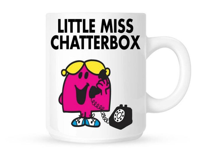 Little miss chatterbox mug