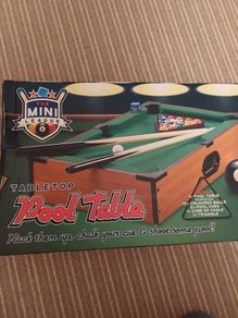 table top pool table
