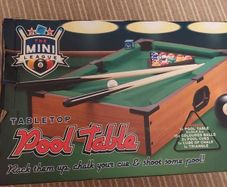 table top pool table
