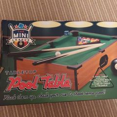 table top pool table