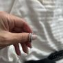 silver Ti Sento ring Image 4