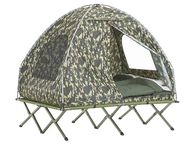 main image for ad Tent Pop up 2 Person camp bed, tent roof, mattress, sleeping bag and inflatable pillow  carrying bag