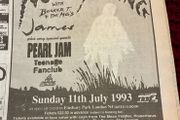 Neil Young / Pearl Jam flyer