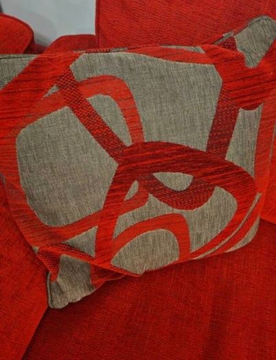 3 seater mirage couch Red