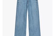 Zara drawstring flowing TRF denim trousers Size 18