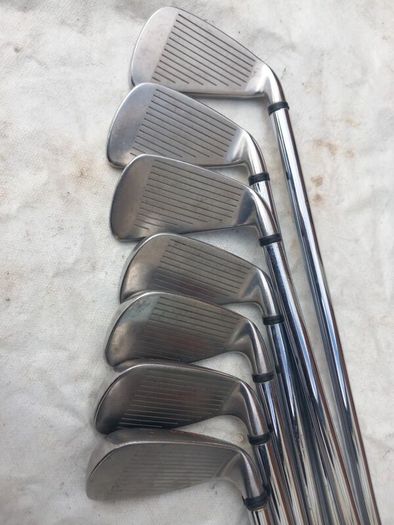 Wilson golf irons. Left handed clubs