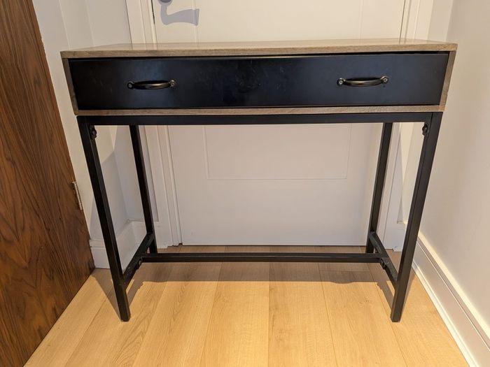 Mango wood console table