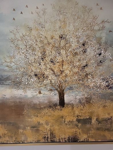 Large Framed Tree Canvas Print