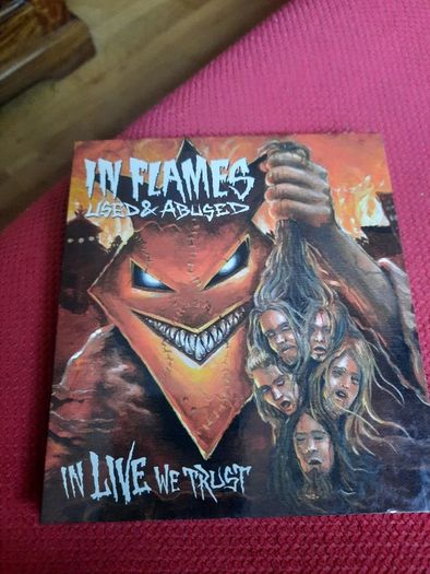 IN FLAMES: Used And Abused...in Live We Trust  2 CD - (Autographed)