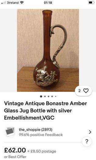 Ceramic/glass vase
