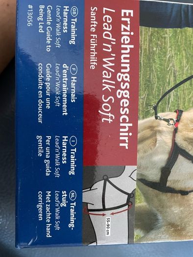 dog Harness Lead 'N' Walk Soft trixie size M-L BNIB