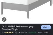 Ikea Gullaberg single bed