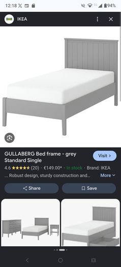Ikea Gullaberg single bed