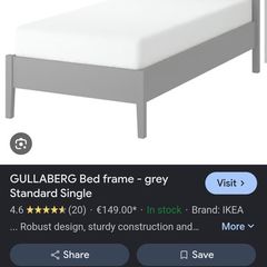 Ikea Gullaberg single bed