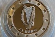 Ireland Rare 25 Euro 1997 Silver Proof Piedfort Coloured Dormouse - 500 mintage