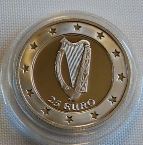 Ireland 25 Euro 1997 Silver Proof Piedfort Coloured Dormouse - 500 mintage