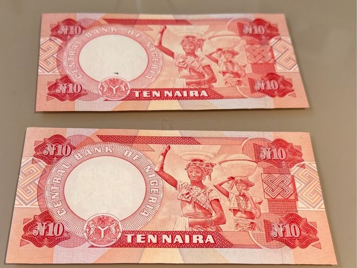 Nigerian Currency - Naira 10, 20 and 50
