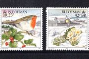 1995 Isle of Man Christmas Commemorative Stamps Mint Never Hinged (MNH)