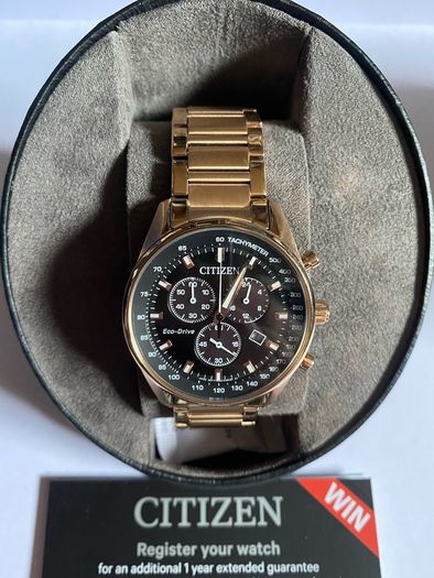 Citizen eco drive watch solar power brand new with 6 years warranty