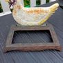 Vintage Cast Iron Chicken Boot Scraper Image 3