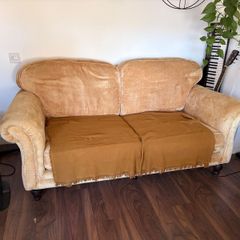 Yellow Two Seater Sofa