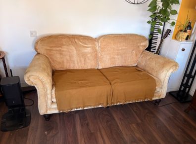 Yellow Two Seater Sofa