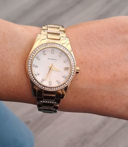 gold plated dalton watch