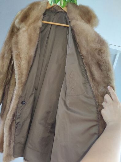Authentic Italian Lady's Fur  Vintage Mink Coat