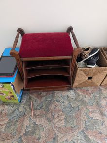 Antique Piano Stool