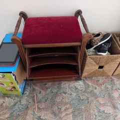 Antique Piano Stool