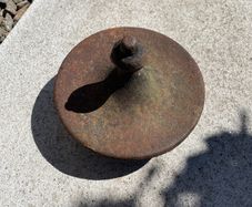 Vintage Cast Iron Waste Pipe Cowl