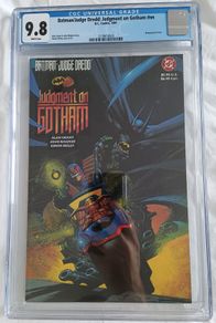 Batman / Judge Dredd  Judgement on Gotham  CGC 9.8 Certified Graded Comic Framed 2000ad DC