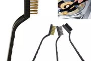 3Pcs Industrial Toothbrush Mini Copper Steel Wire Brush Stainless Steel Wire Brush Dirt Hard Cleaning Toothbrush