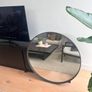Round Mirror with Black Frame - 120cm Image 2