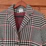 Ladies Winter Check coat Size 16 Oasis Image 3