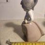 Lladro Nao Young Girl Porcelain Figurine in Tan Dress Image 7
