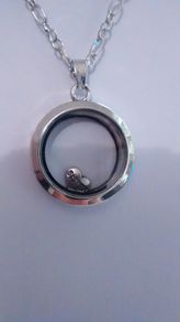 Floating Charm Locket Pendant