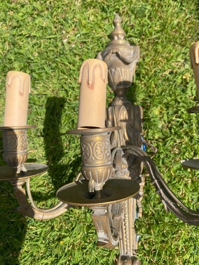 Wall lights Antique Guilt Pair