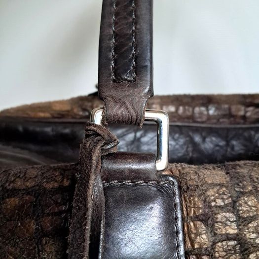 Vintage Orciani Duffel / Travel Bag / Medium Size Overnight Bag / Large Shoulder Purse.