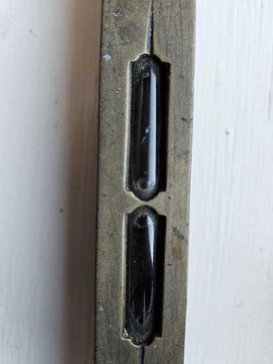 Antique Booth Brothers Dublin Brass Double Spirit Level - Victorian