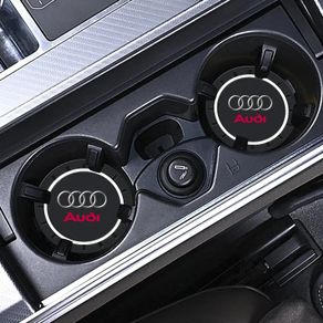 Car Cup Holder Anti Slip Insert Coasters Pads Waterproof Pads For Audi A4 B5 B6 B7 8P 8V 8L A5 C7 4F A8 Q2 Q7 RS3 RS4 RS5