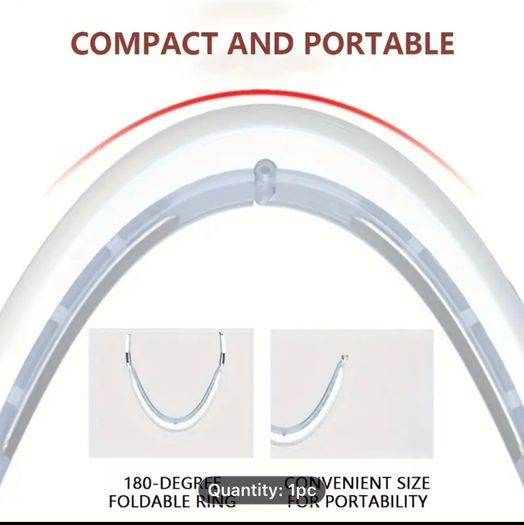 USB Rechargeable Facial Skincare Device with LED LCD Display